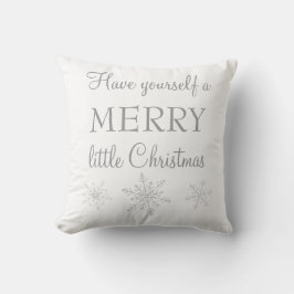 あなた自身をメリーで小さいクリスマスの枕持って下さい クッション