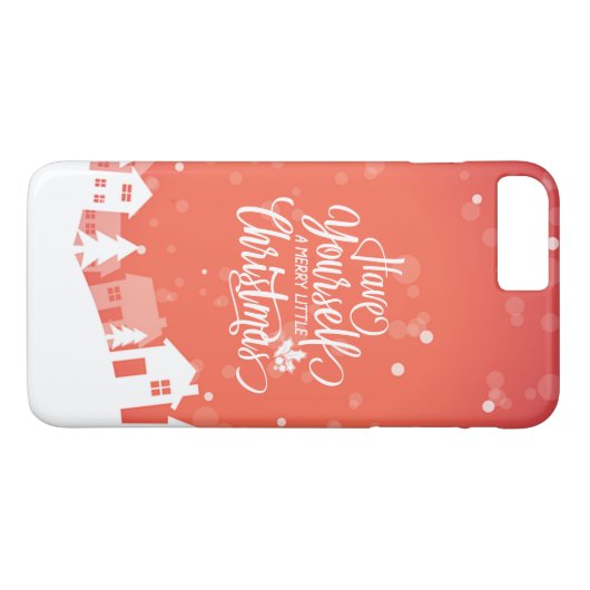 あなた自身をメリーで小さいクリスマスの電話箱持って下さい Case-Mate iPhoneケース (裏面(横))