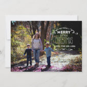 あなた自身をメリーで小さいクリスマス持って下さい シーズンカード (正面)