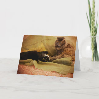 あなた自身をメリーで小さいクリスマス持って下さい シーズンカード