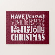 あなた自身をメリーで小さいヒイラギのすてきなクリスマス持って下さい