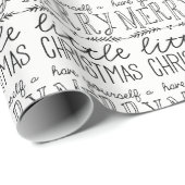 あなた自身をメリークリスマスの包装紙持って下さい ラッピングペーパー (ロールコーナー)