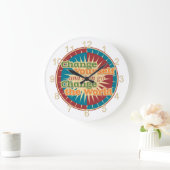 あなた自身を変えて下さい ラージ壁時計 (ホーム)