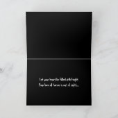 あなた自身を恐く小さいクリスマスカード2持って下さい シーズンカード (内部)