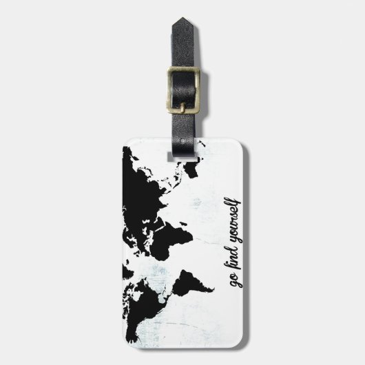 あなた自身を探しに行って下さい ラゲッジタグ (正面縦)