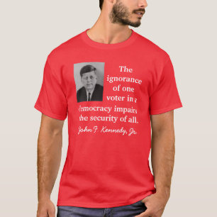あなた自身を教育し、そして投票して下さい! Tシャツ