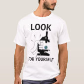 あなた自身を-地球科学捜して下さい Tシャツ (正面)