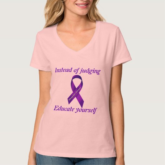 あなた自身をFibroワイシャツ教育して下さい Tシャツ (正面)