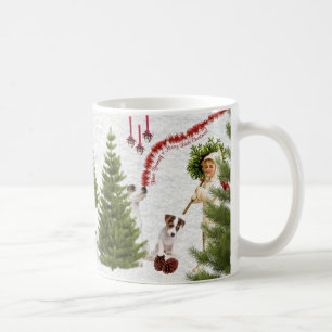 あなた自身ジャックラッセルにメリークリスマスがあります コーヒーマグカップ