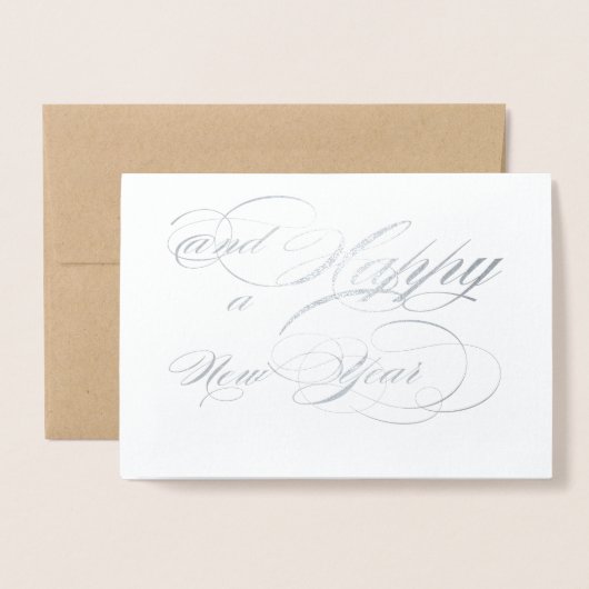 あなた自身メリーに小さなクリスマス金ゴールドか 箔カード (裏面封筒付き)