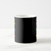 あなた自閉症意識パズル聖句Chris コーヒーマグカップ (中央)