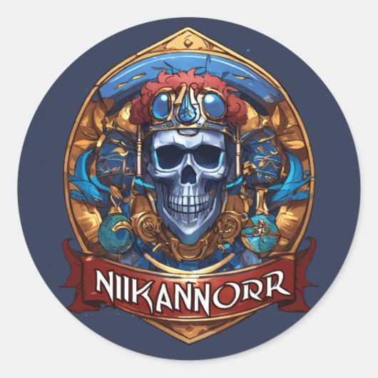 「あなた表現が忠実に:究極のステッカー ラウンドシール (正面)