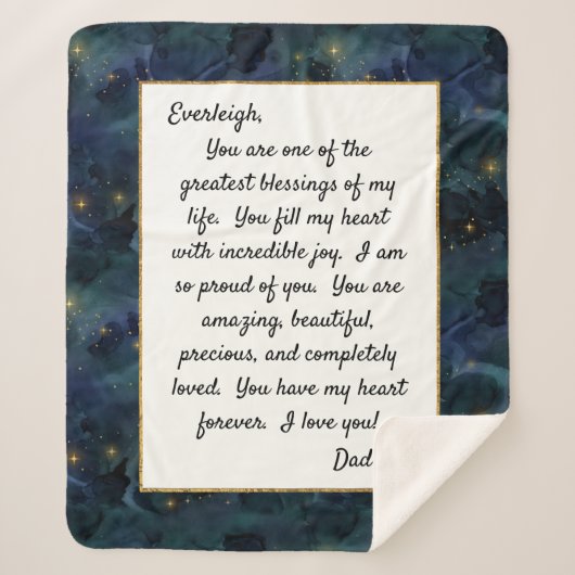 あなた誇りを持ったの娘 シェルパブランケット (正面)