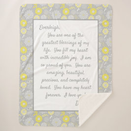 あなた誇りを持ったの娘 シェルパブランケット