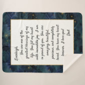 あなた誇りを持ったの娘 シェルパブランケット (正面(横))