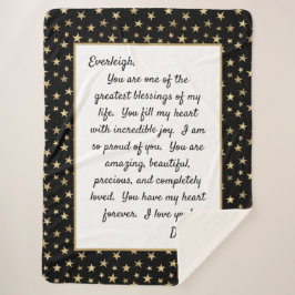 あなた誇りを持ったの娘 シェルパブランケット