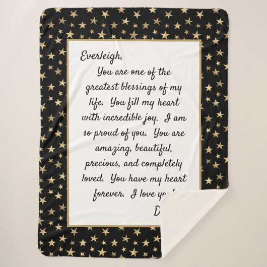 あなた誇りを持ったの娘 シェルパブランケット (正面)