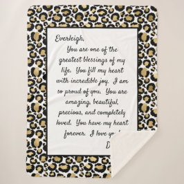 あなた誇りを持ったの娘 シェルパブランケット