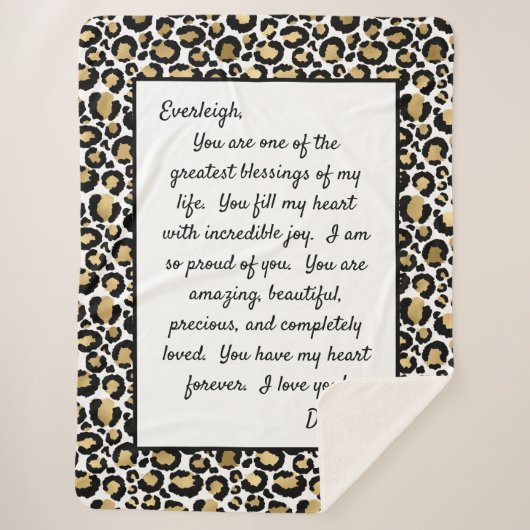 あなた誇りを持ったの娘 シェルパブランケット (正面)