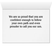 あなた誇りを持ったの息子アリゾナの景観卒業 (内部横(下))