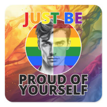 あなた誇りを持ったの – ゲイプライド男性ポートレート