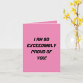 あなた誇りを持ったを除いて カード (黄色い花)