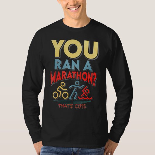 あなた走はマラソンが可愛い Tシャツ (正面)