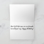 あなた遊に言わない&単なる"ハッピーバースデー カード (内部)