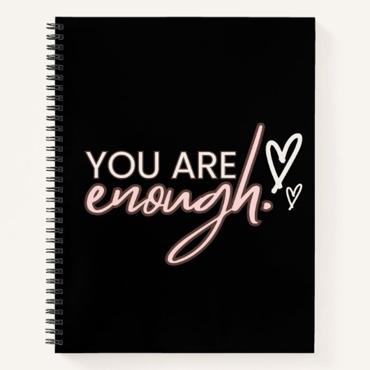 あなた達は十分である：自己愛とバレンタインデー ノートブック (正面)