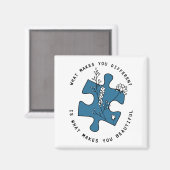 あなた違うを作る自閉症 マグネット (正面/裏面)