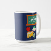 あなた頭が切れるはあなた考えだ コーヒーマグカップ (正面右)