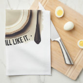 あなた食べはそれを好む – メールタイおもしろいム キッチンタオル (四つ折り)