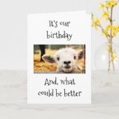 「あなた」と同じ年のユーモアの友達で、私が年を取ってよかった カード (黄色い花)