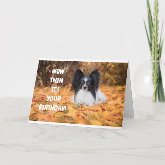 「あなた」と誕生日を分かち合うのが大好き カード (正面)