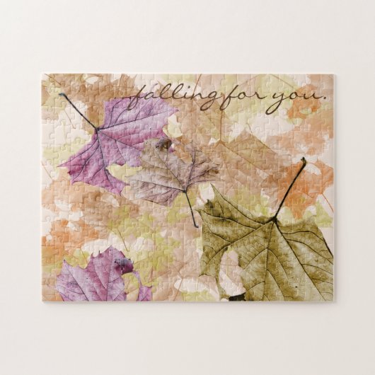 "あなた"のために落ちます秋のパズル ジグソーパズル (横)