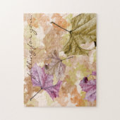 "あなた"のために落ちます秋のパズル ジグソーパズル (縦)