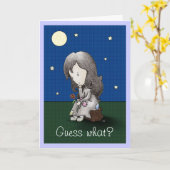 「あなた」の考えることは梳きます カード (黄色い花)