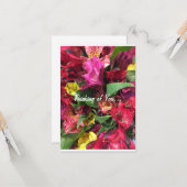 "あなた"の考えること挨拶状 カード (正面/裏面インサイチュ)