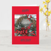 「あなた」は私の心の中でこの「クリスマスシーズン」 カード (黄色い花)