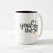 あなた、私、および海のコーヒー・マグ ツートーンマグカップ (正面右)