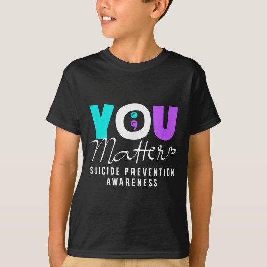 あなた 自殺予防啓発 Tシャツ (正面)