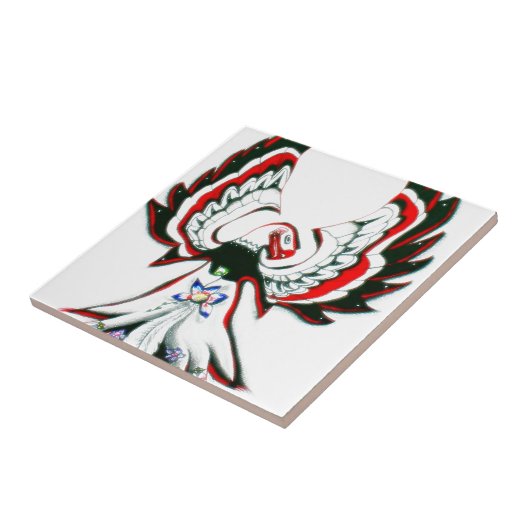 あにしなあべ雷鳥 タイル (側面)