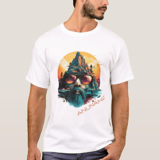 あぬなきつ未来的あぬなきえんき山 Tシャツ
