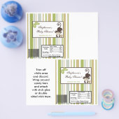 あのさ、2つのハーシェイズの大きなバー包装紙で、サルが動物園で遊んでるの見た? チラシ (シングル)