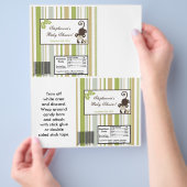 あのさ、2つのハーシェイズの大きなバー包装紙で、サルが動物園で遊んでるの見た? チラシ (手)