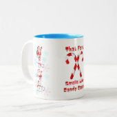 あのアートはキャンディカンの匂いがする ツートーンマグカップ (正面左)