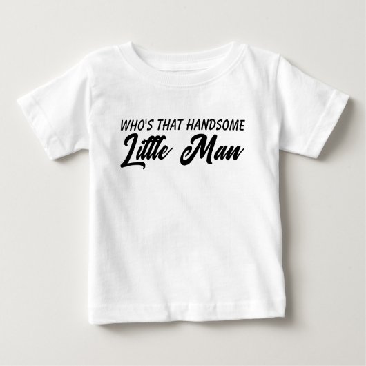 あのイケメンな少年は誰 ベビーTシャツ (正面)