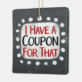 あのオーナメントは利札だ セラミックオーナメント (左)