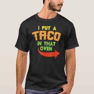 あのオーブンにタコスを入れたのは、シンコ・デ・Mの妊娠男性 Tシャツ