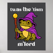 あのカエルのおかしいミーム ウィッチ 自閉症卿様 ポスター (正面)